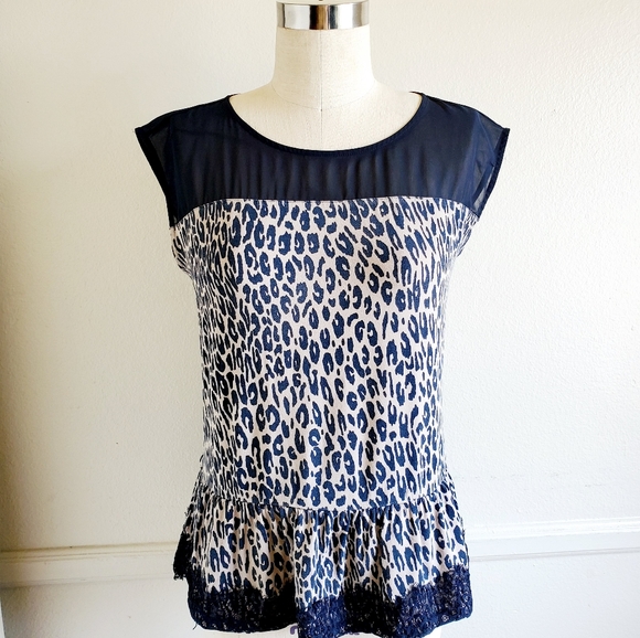 Ann Taylor Tops - Anne Klein | Leopard Print Sleeveless Tank